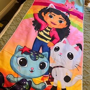 Gabby dollhouse Beach Towel, Extra Large, brand new